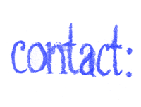 the word contact in blue on a white background